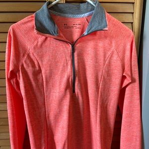 Coral Under Amour Quarter Zip